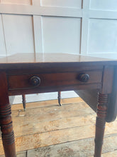 Load image into Gallery viewer, English mahogany Pembroke table on castors

