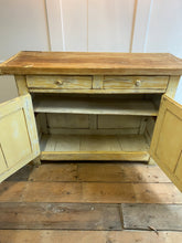 Load image into Gallery viewer, Wonderful French butchers block cupboard with drawers
