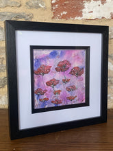 Load image into Gallery viewer, Original watercolour and pen framed in a contemporary frame
