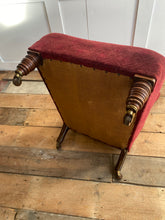 Load image into Gallery viewer, Cornelius V. Smith Victorian slipper chair reupholstered and renovated
