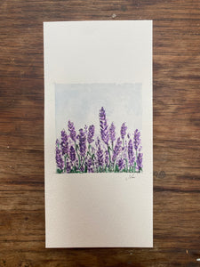 ❌NOVEMBER SPECIAL❌Original watercolour and pen - Lavender