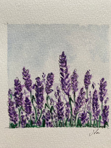 ❌NOVEMBER SPECIAL❌Original watercolour and pen - Lavender