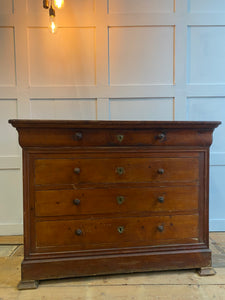 French pine 4 drawer commode