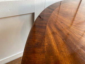 Flip top Mahogany round table