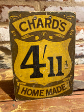 Load image into Gallery viewer, Vintage Chard advertising piece on cardboard
