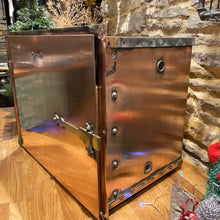 Load image into Gallery viewer, Beautiful French copper medical sterilising cabinet
