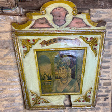 Load image into Gallery viewer, Early original Early wooden painted fairground panel
