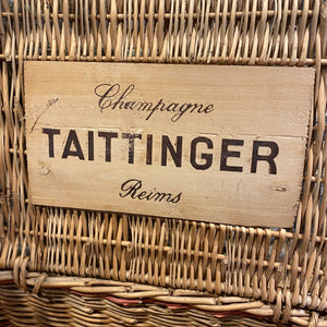 French champagne Taittinger basket