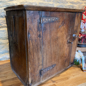 Late 17c possible elm french cupboard