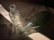 Load image into Gallery viewer, 2 small vintage glass bottles
