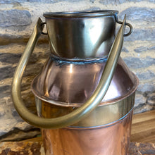 Load image into Gallery viewer, French vintage copper and brass milk churn
