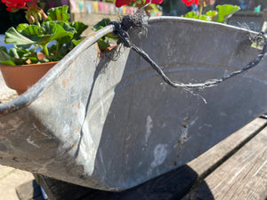 Galvanised French seed spreader