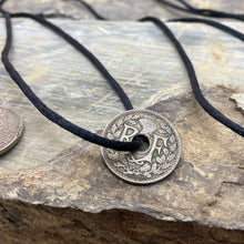 Load image into Gallery viewer, WWII French coins made into necklaces
