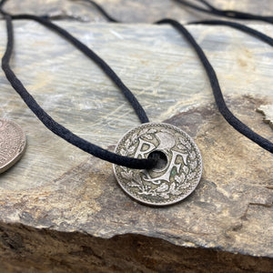 WWII French coins made into necklaces