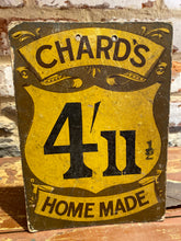 Load image into Gallery viewer, Vintage Chard advertising piece on cardboard
