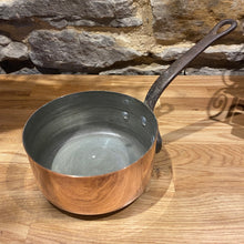 Load image into Gallery viewer, French vintage copper lined pan
