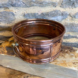 Small copper decorative bowl