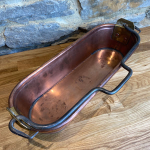 Beautiful French copper fish kettle