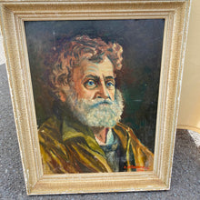 Load image into Gallery viewer, French oil on board portrait
