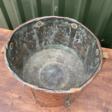 Load image into Gallery viewer, Very rare French double handled military copper measuring pot circa 1800
