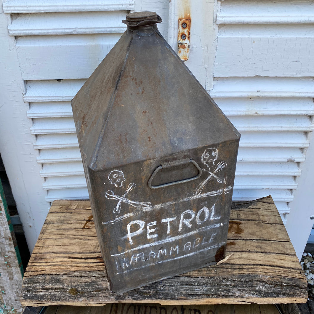 Vintage petrol canister