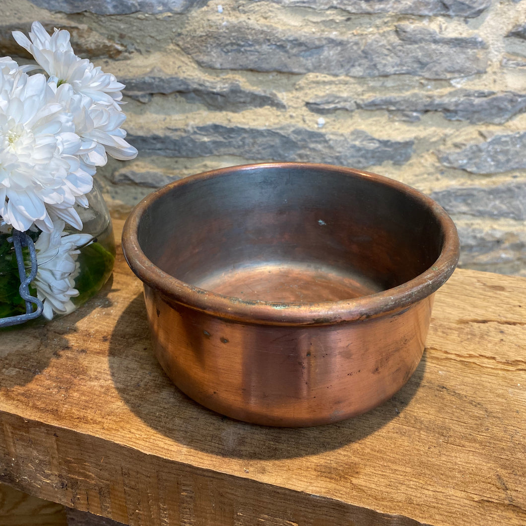 French vintage copper cake/bread tin