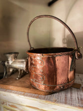 Load image into Gallery viewer, French vintage copper cauldron
