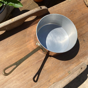 French vintage copper pan