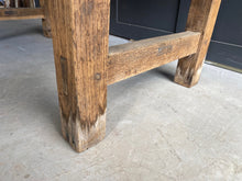 Load image into Gallery viewer, English 18th Century barn door table and 4 chairs
