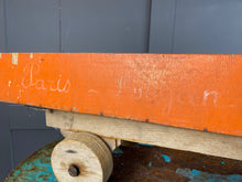 Load image into Gallery viewer, French wooden pull a-long tipper lorry
