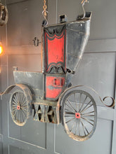 Load image into Gallery viewer, Rare French shop display metal sign in the form of an old car
