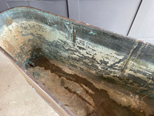 Load image into Gallery viewer, Original French copper bath with brass tap
