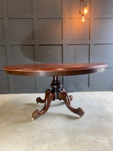 Load image into Gallery viewer, Two piece large Mahogany round table
