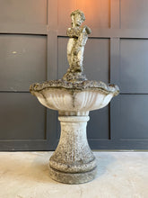 Load image into Gallery viewer, Weathered reconstituted 3 piece water fountain
