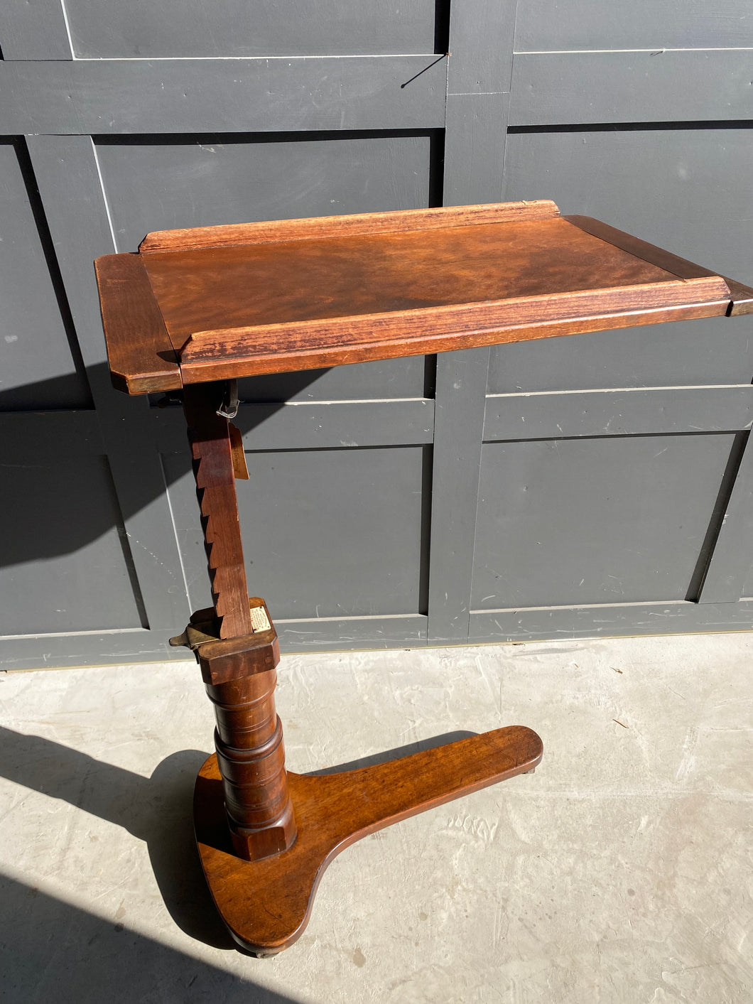 Victorian Mahogany Leveson and Sons adjustable reading table