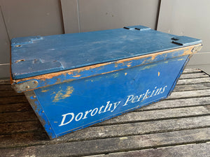 Original wooden hand painted Dorothy Perkins crate