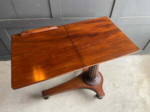 Victorian Mahogany adjustable reading table