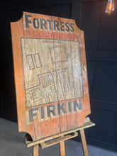 Load image into Gallery viewer, Original wooden antique hand painted sign
