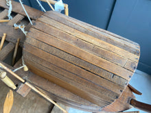 Load image into Gallery viewer, Hand built wooden boat
