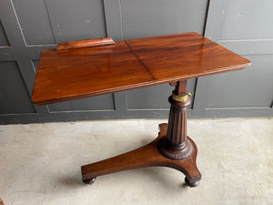 Victorian Mahogany adjustable reading table