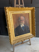 Load image into Gallery viewer, French Portrait Oil on canvas stunning gilt frame
