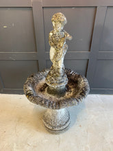 Load image into Gallery viewer, Weathered reconstituted 3 piece water fountain

